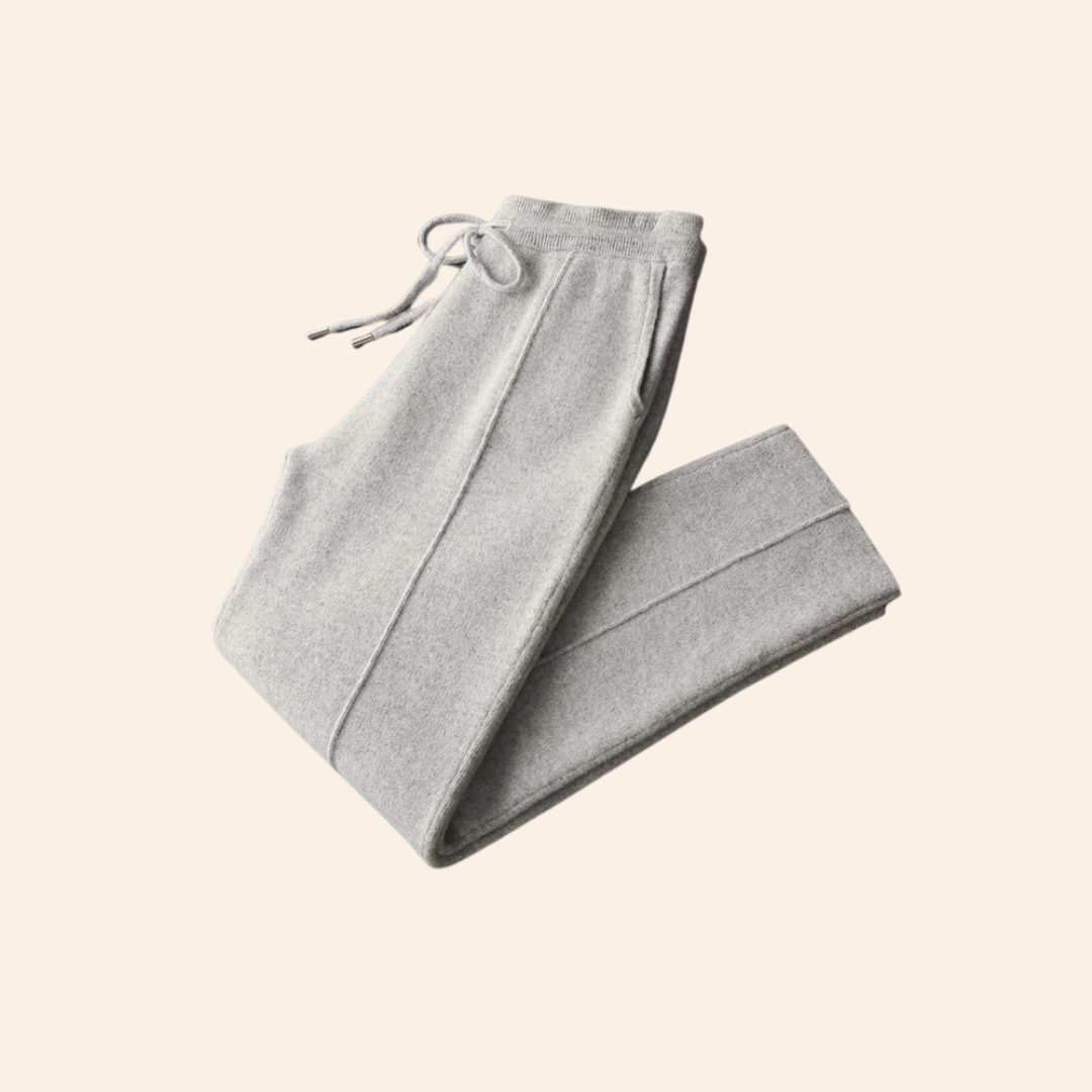 100% CASHMERE TROUSERS