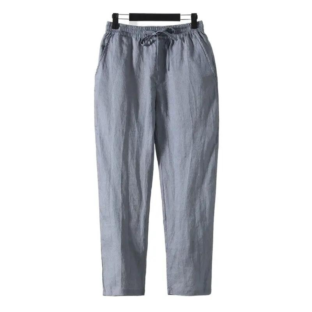 Fez - Linen Pantalon (straight fit)