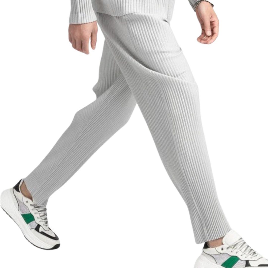 Pisa - Ribbed Cotton Pantalon