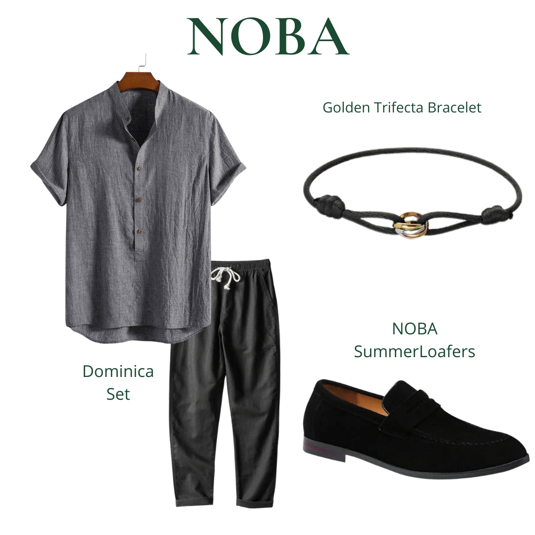 NOBA 4 piece set- Black