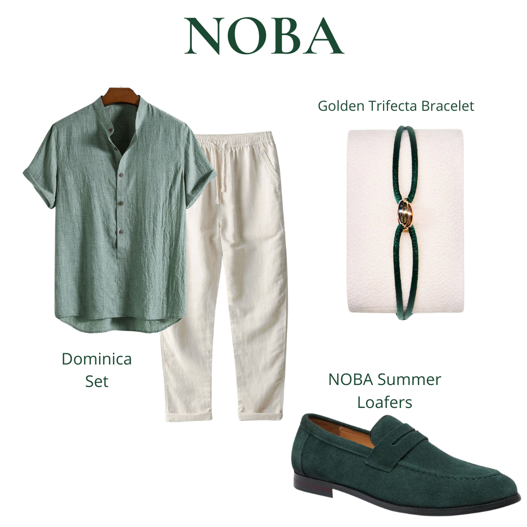 NOBA 4 piece set- Green