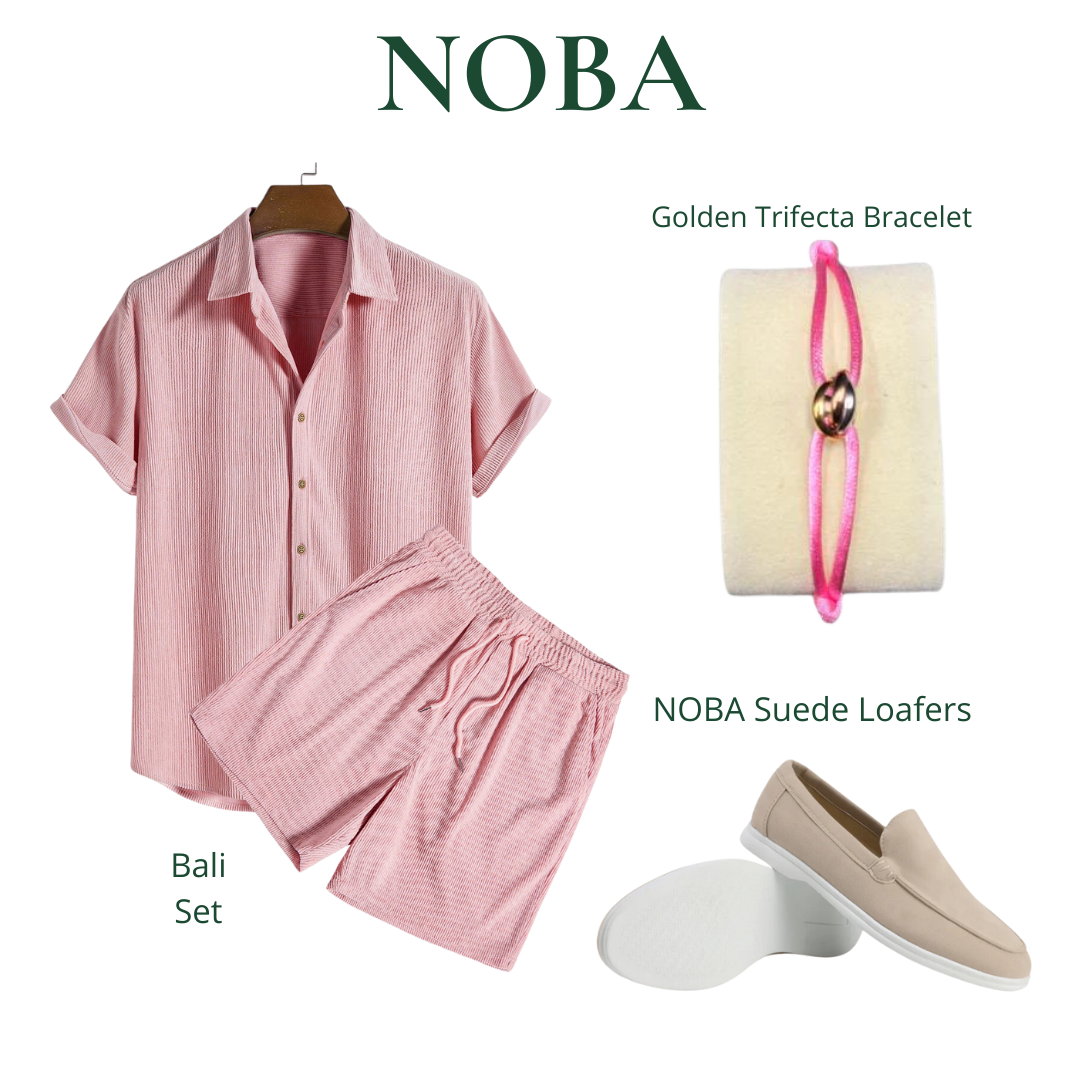 NOBA 4 piece set- Flamingo