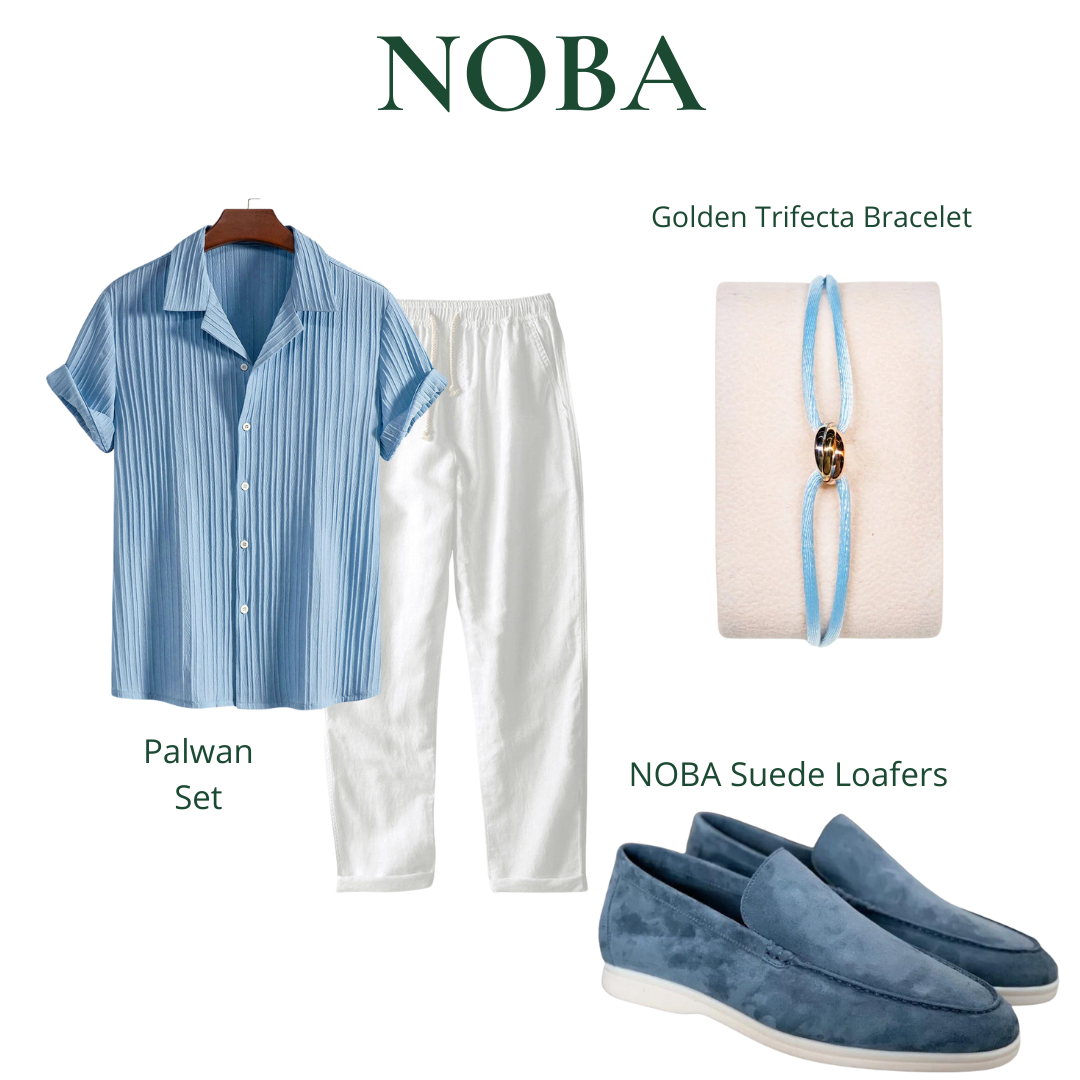 NOBA 4 piece set- Light Blue