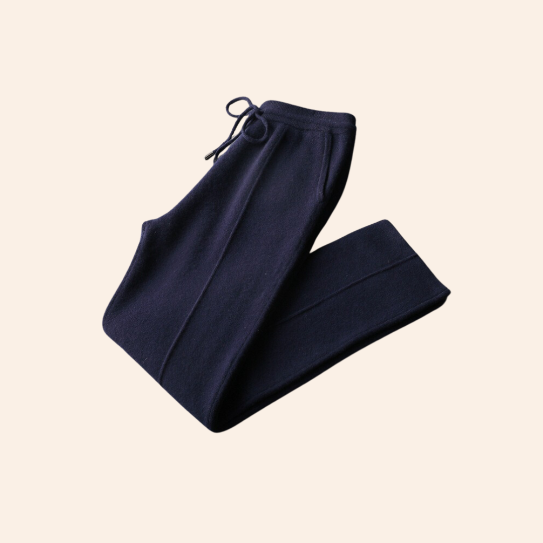 100% CASHMERE TROUSERS