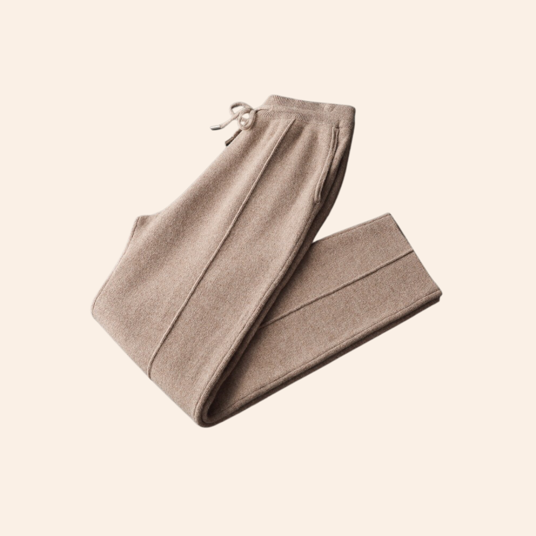 100% CASHMERE TROUSERS