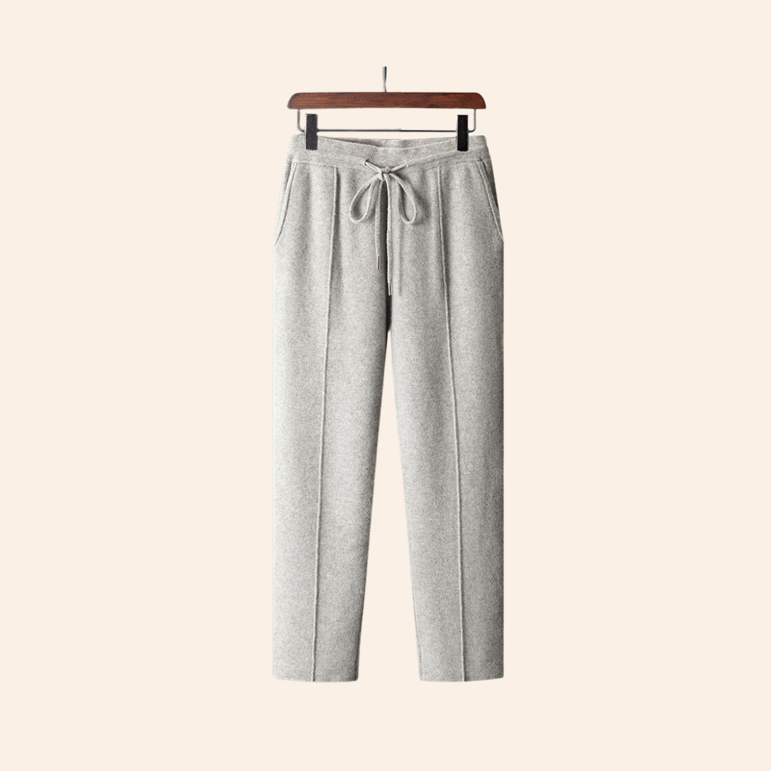 100% CASHMERE TROUSERS