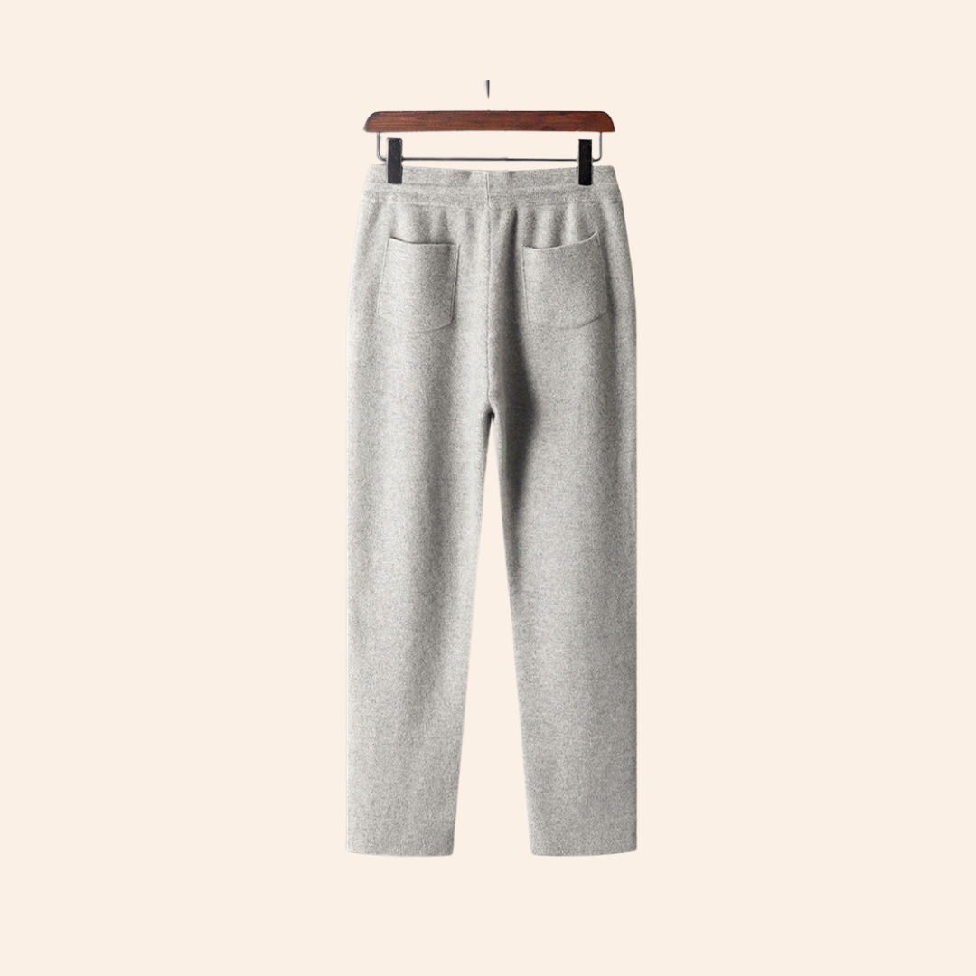 100% CASHMERE TROUSERS