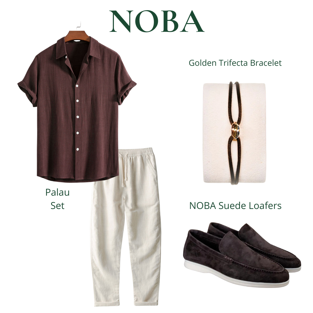 NOBA 4 piece set- Chestnut