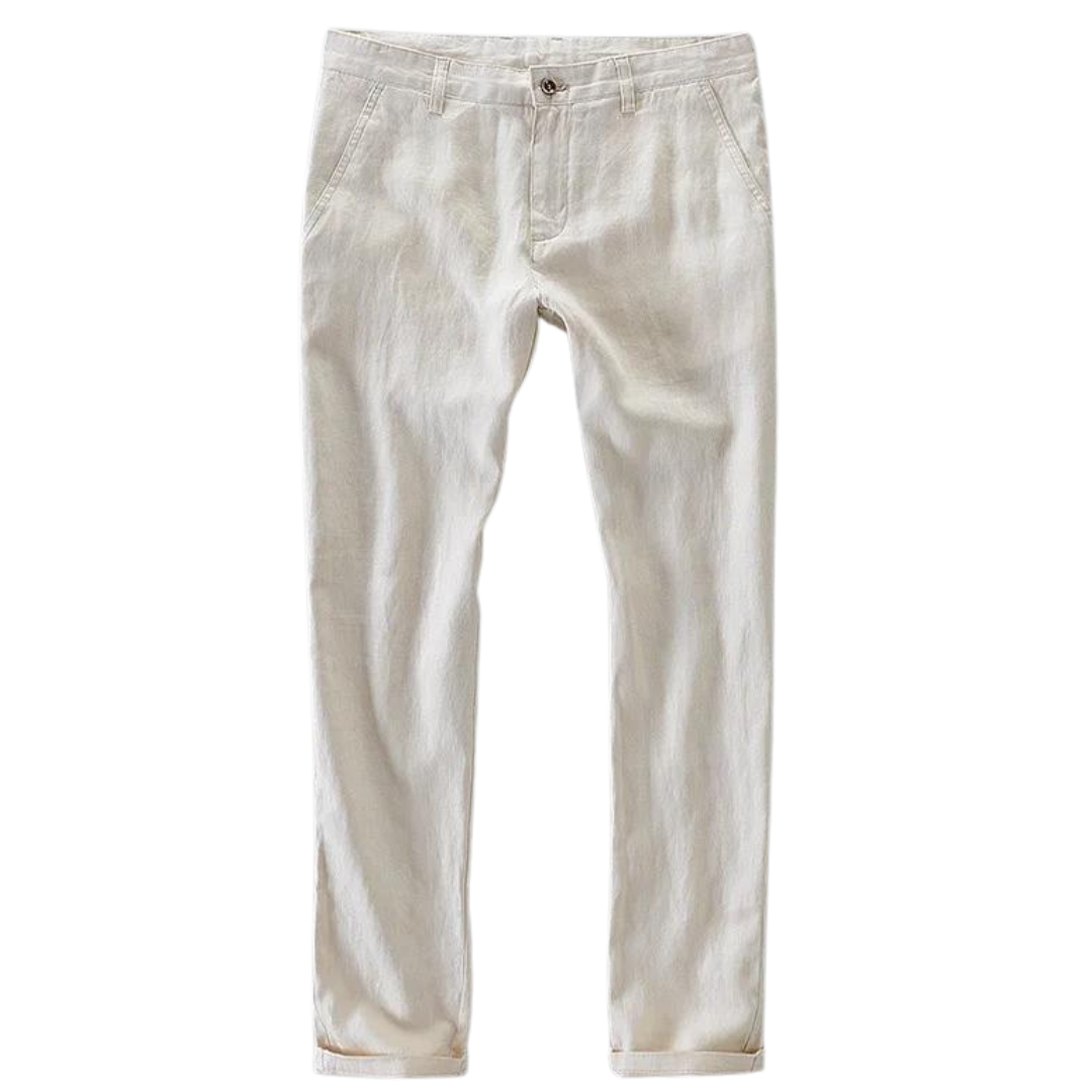 100% Linen Casual Pants