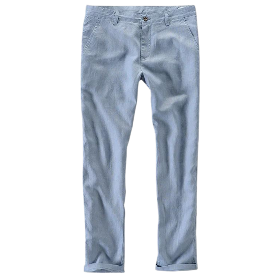 100% Linen Casual Pants