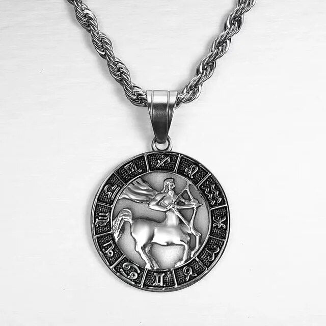 NOBA- Zodiac Sign Necklace - Silver