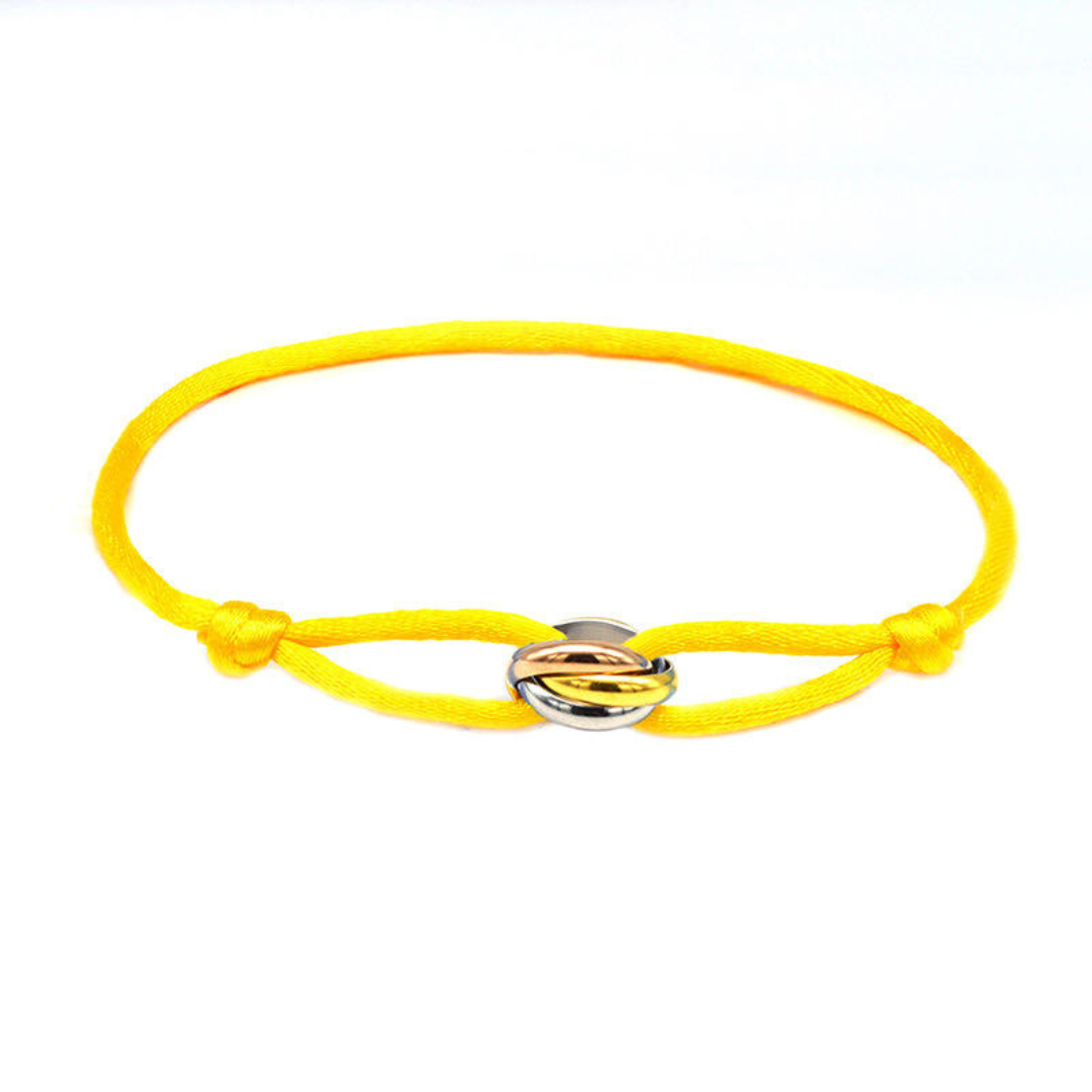 Golden trifecta bracelet