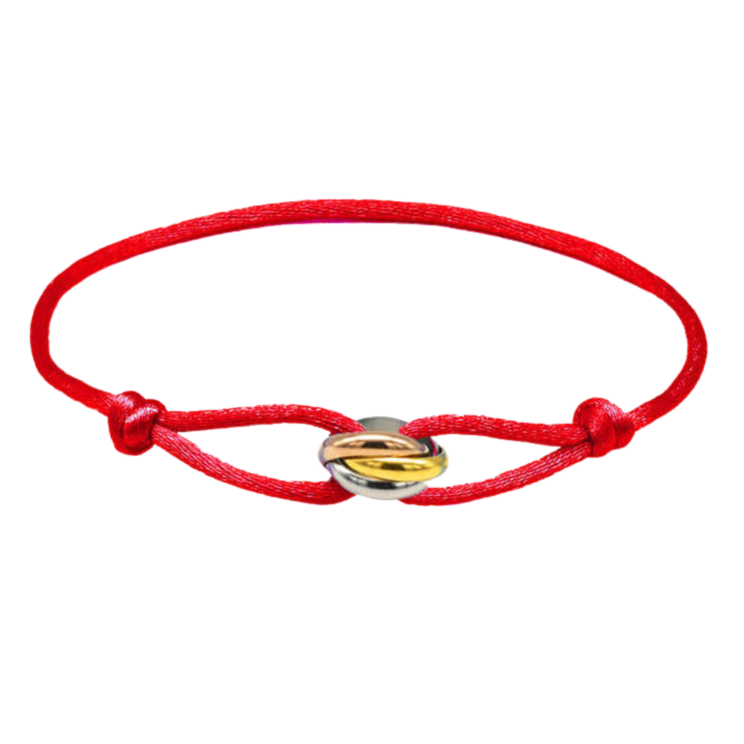 Golden trifecta bracelet